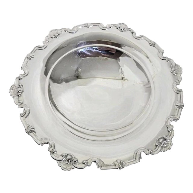 Mid-Century Sterling Silver Cake Compotier Tazza, Sheffield, 1965 For Sale