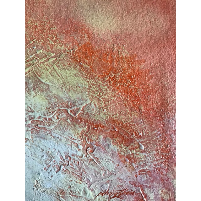 Late 20th Century Patricia Zippin "The Sun" 1980s Mixed Media 11.25"x 15" For Sale - Image 5 of 5