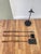 Wood Mid-Century Modern Fireplace Tool Set, Oak & Iron, Seymour Style For Sale - Image 7 of 9