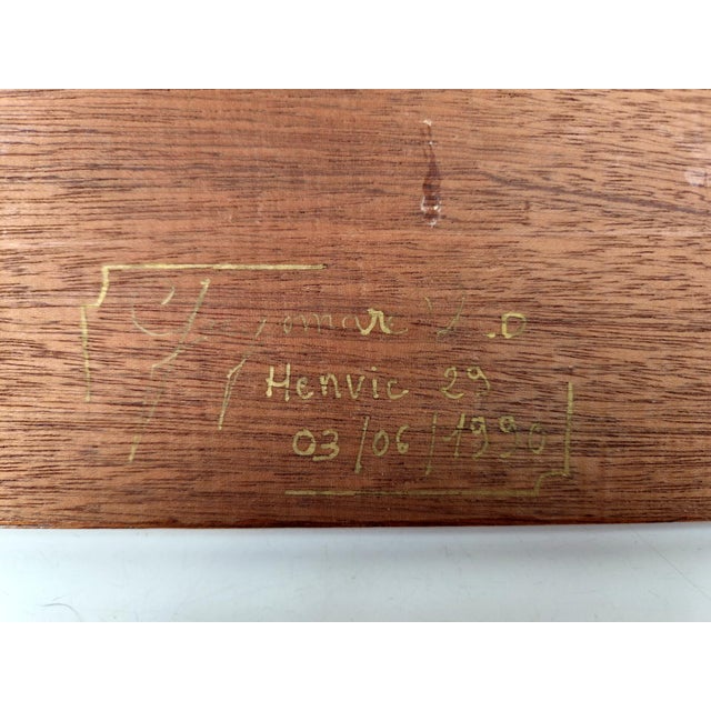 Vintage Handcrafted Half-Model Cat Boat by Daniel Guyomarch, 1990s For Sale - Image 14 of 17