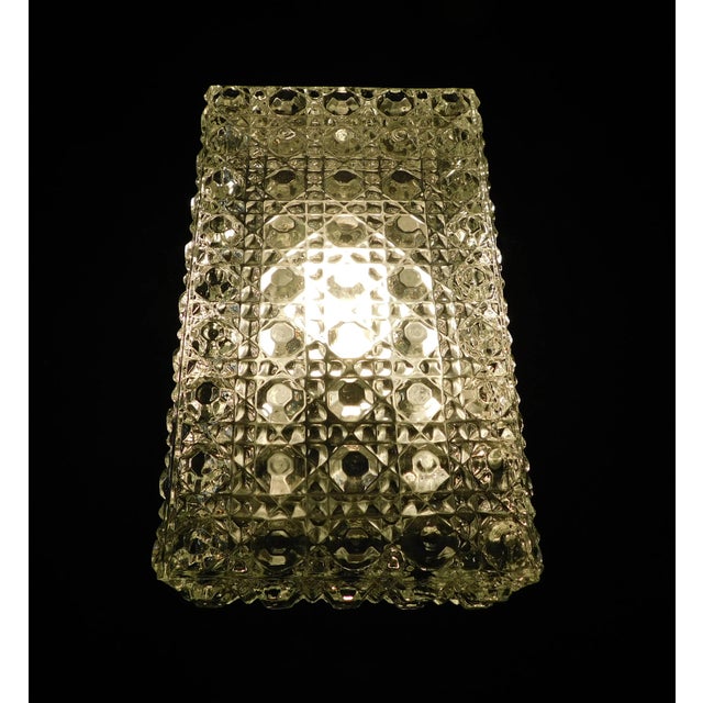 20th Century Rectangular Crystal Sconces, a Pair For Sale - Image 6 of 11