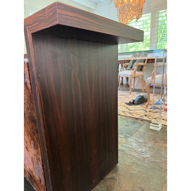 Custom Designed Cowhide Credenza For Sale - Image 4 of 12