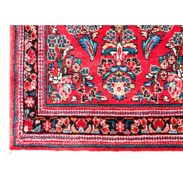 Early 20th Century Sarouk Runer For Sale - Image 11 of 15