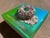 S Donut Kill My Vibe #3 by Ana Hefco | Mixed Media on Wood Colorful donut with sprinkles For Sale - Image 4 of 5