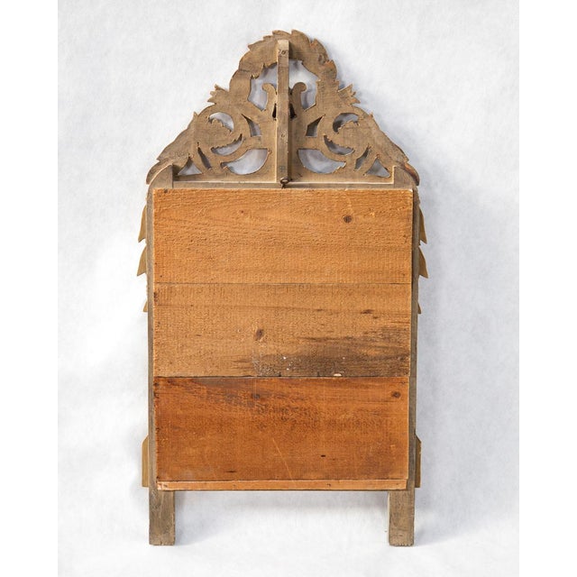 Louis XVI Marriage Mirror with Harp Crest For Sale - Image 5 of 7