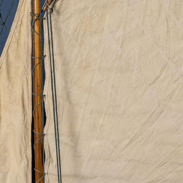 Vintage English Carved Hull Pond Yacht, 1930 For Sale - Image 14 of 18