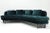 Mid-Century Modern Edward Wormley for Dunbar Janus Sofas in Raf Simons Velvet With Leather Trim For Sale - Image 3 of 10