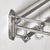 Vintage aluminum coat rack from the 1950s, featuring a distinctive industrial design. The lightweight yet sturdy frame is...