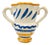 Antique Southern Italian Glazed Majolica Bi-Handled Jug, 1890s For Sale