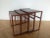Teak Nesting Tables, Denmark, 1960s, Set of 3, in Very Good conditions. Designed 1960 to 1969