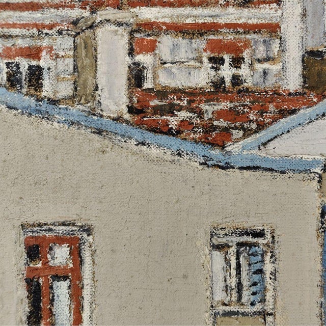 Modern Orfeo Tamburi, City Landscapes, Paris, 1970, Watercolor & Oil Painting, Set of 2 For Sale - Image 3 of 18