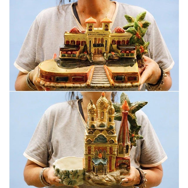 MEASUREMENTS: Russian Orthodox Church of Sanremo: Height: 26.5 cm; Width: 28 cm; Depth: 14 cm; Weight: 1.124 kg Sanremo...