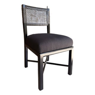 Noir Trading Black Rattan Dining Chair For Sale