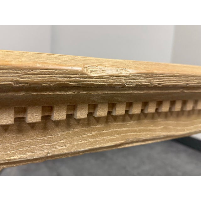 Tan Restoration Hardware 15th C. Dual-Baluster Oak Console Table For Sale - Image 8 of 12