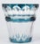 Blue Clear Cut Crystal Vase from Val Saint Lambert, 1950s For Sale - Image 4 of 4