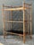 Vintage Chevron Bamboo Painted Etagere For Sale - Image 4 of 12