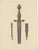 Late 19th Century Hefner-Alteneck, Illustration of a Dagger Decorated with Gold and Gems, 1890, Print For Sale - Image 5 of 5
