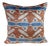 Velvet Silk Cushion Cover with Boho Design, 2000s For Sale