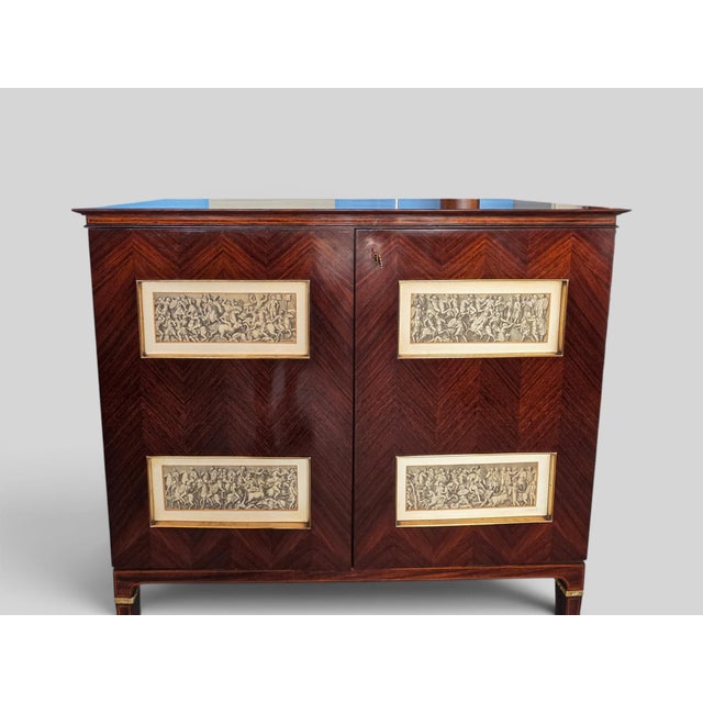 Mid-Century Italian Bar Cabinet from Paolo Buffa, 1950s For Sale - Image 10 of 18