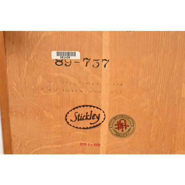 Brown Stickley Mission Oak Arts & Crafts Two-Tier Coffee Table For Sale - Image 8 of 9