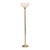 Vintage Torchiere Brass Floor Lamp For Sale
