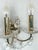Gold 24k Gold-Plated Brass and Lead Crystal Wall Lamp from Schröder, 1970s For Sale - Image 8 of 9