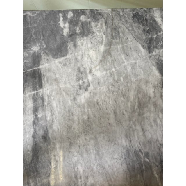 Italian Brass and Marble Console Table For Sale - Image 9 of 13