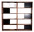 Evans Clark Folding Bookcase / Display Shelf / Room Divider / Milo Baughman For Sale