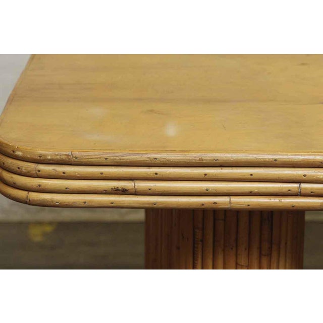 Vintage 1950s Mid Century Modern Bamboo Rattan Dining Set Chairish