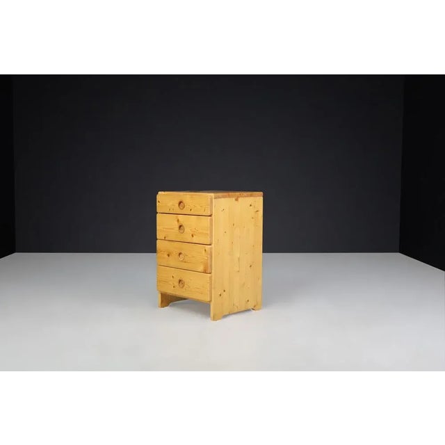 Charlotte Perriand Vintage French Pine Chest of Drawers by Charlotte Perriand, 1960s For Sale - Image 4 of 11