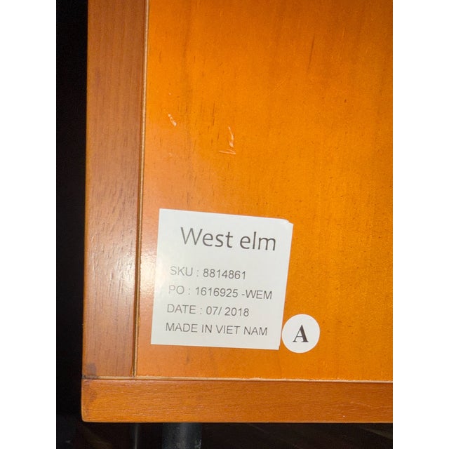 Mid-Century Modern West Elm Gemini 3-Drawer Dresser For Sale - Image 3 of 3