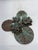 A lovely set of artisan copper leafs. The leafs are styled as lilly pads and feature unique details and design. They would...