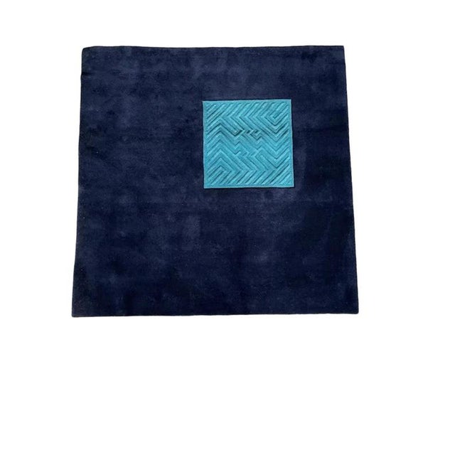 Hand-Tufted Window Rug from Tisca, Switzerland, 1990s For Sale - Image 6 of 6