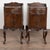 Rococo Pair, Early 20th Century Portuguese Walnut Small Cabinets or Nightstands For Sale - Image 3 of 11