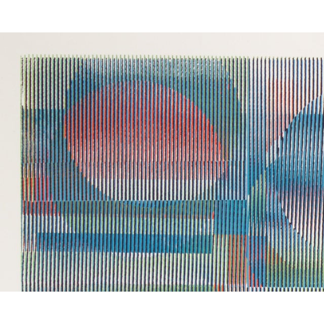 1964 Limited Edition Serigraph Print by Carlos Cruz-Diez For Sale In Indianapolis - Image 6 of 8