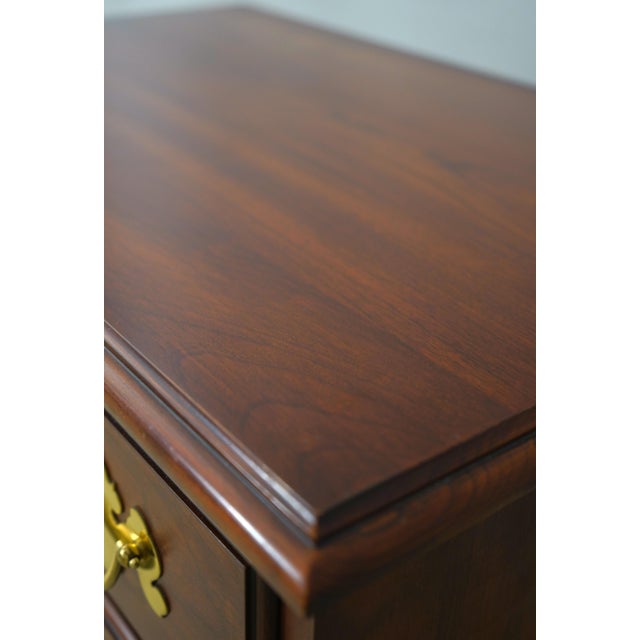 Brown Pair of Henkel Harris Cherry Nightstands For Sale - Image 8 of 18