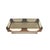 Vintage Space Age Coffee Table with Smoked Glass and Wenge Wood Top, 1970s For Sale - Image 3 of 8