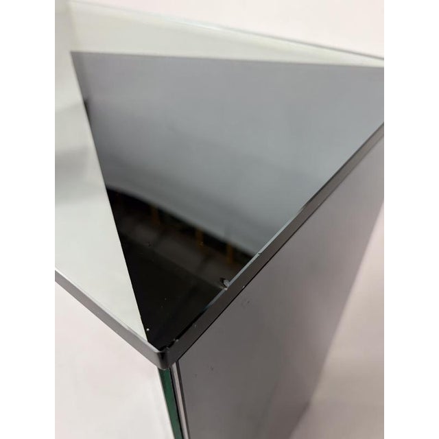 Console Table in Mirrored Glass by Guiseppe Raimondi for Cristal Art, Italy, 1970s For Sale - Image 6 of 11