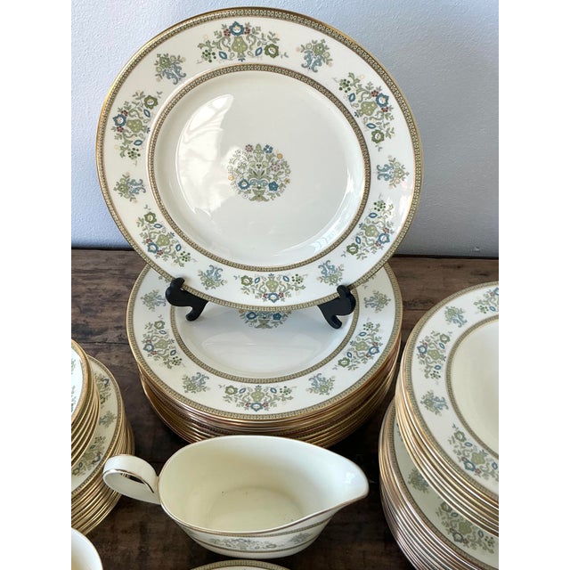 Mid 20th Century Vintage Regency Minton “Henley” China - Set of 63 For Sale - Image 5 of 10