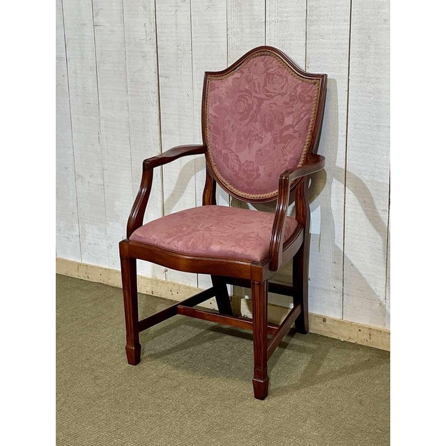 English Mahogany Armchair, 1970s For Sale - Image 18 of 18