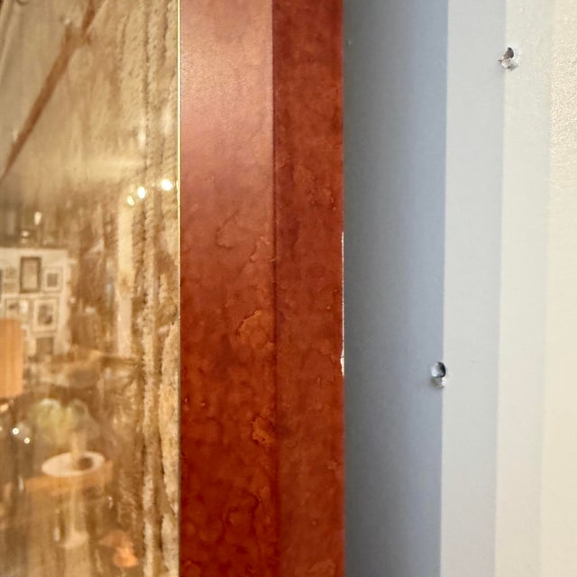 Brown Framed Tapestry From Iran Brought Back During Early 50’s Persian Tapestry For Sale - Image 8 of 10
