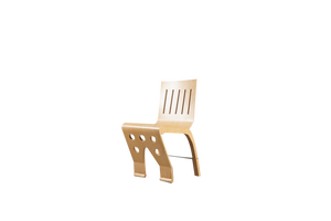 Postmodern Plywood Side Chair