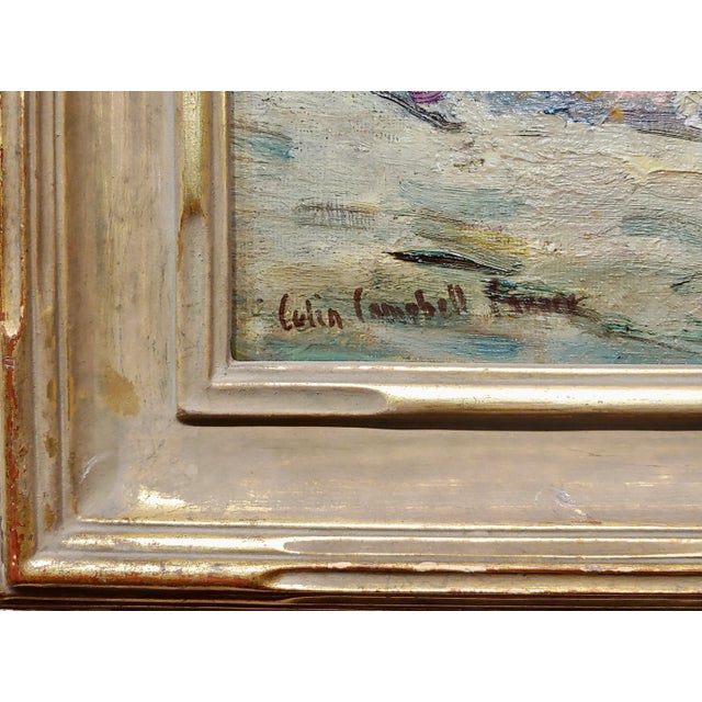 Colin Campbell Cooper -Red Roof Houses in a Countryside Landscape-Oil Painting For Sale In Los Angeles - Image 6 of 9