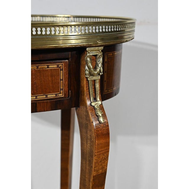 Early 20th Century Louis XVI Mahogany Living Room Table For Sale - Image 9 of 18