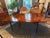 Vintage Drexel "Travis Court" Mahogany Drop-Leaf Dining Table No. 19635 – Includes 3 Leaves & Custom Protective Pads For Sale - Image 6 of 18