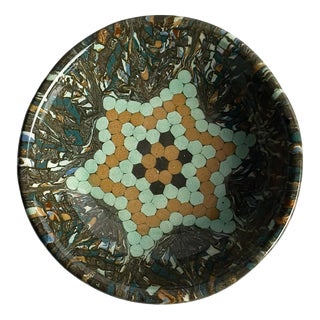 Ceramic Mosaic Bowl by Jean Gerbino for Vallauris, France, 1950s For Sale