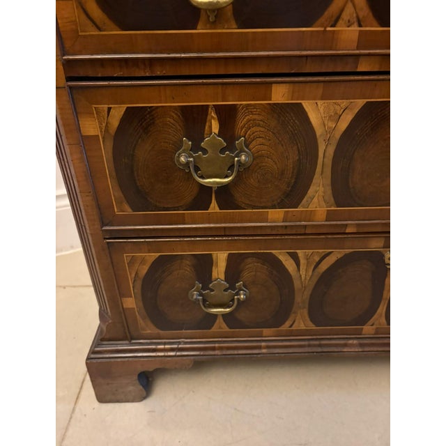 Antique George I Yew Wood and Laburnum Oyster Veneered Bachelors Chest, 1730 For Sale - Image 11 of 18
