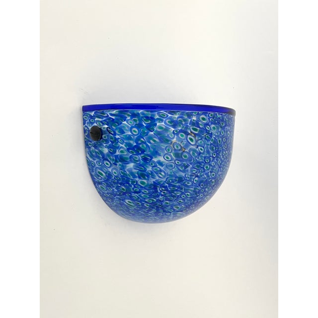 1970s Vintage Murano Glass Neverrino Wall Lamp by Gae Aulenti for Vistosi, 1970s For Sale - Image 5 of 16
