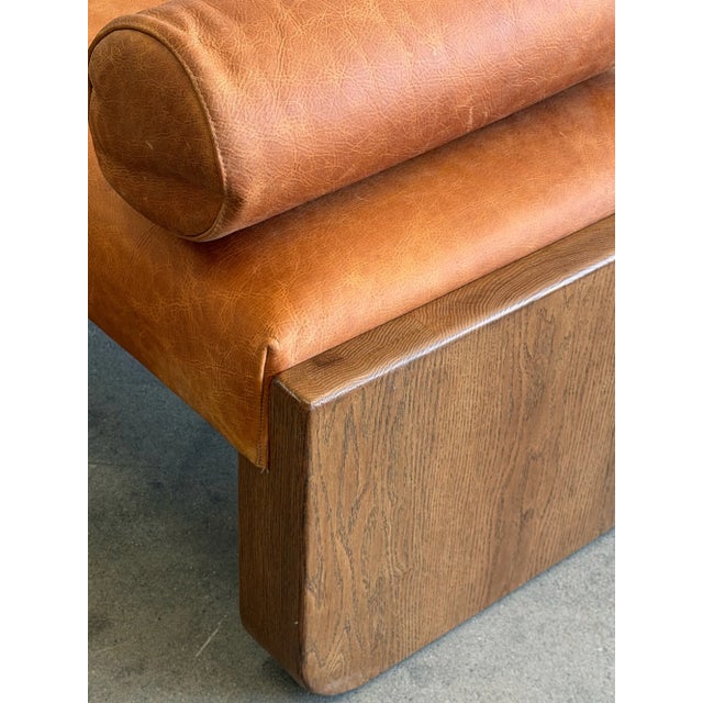 La Luna Daybed - In Aged Leather For Sale - Image 13 of 16