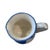 Mid-Century Modern Vintage Mid-Century Modern Jay Willfred Andrea by Sadek Blue & White Fish Hand Painted Pitcher For Sale - Image 3 of 7